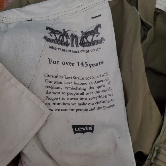 Levi's Two Horse Brand Cargo Shorts Mens 42 Retro Military Outdoor Utility Work - Picture 5 of 13